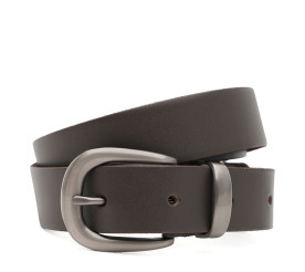 Женский кожаный пояс Borsa Leather коричневый 110s1genw143-brown