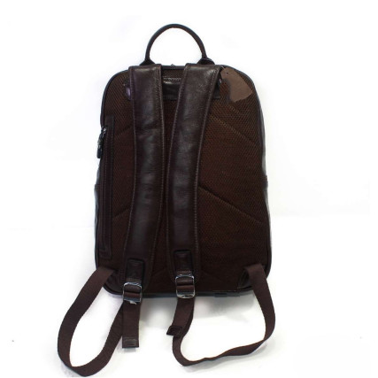 Кожаный гладкий рюкзак Katana коричневый k98667-2 – Фото 2