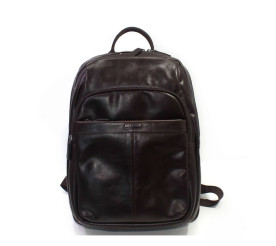 Кожаный гладкий рюкзак Katana коричневый k98667-2