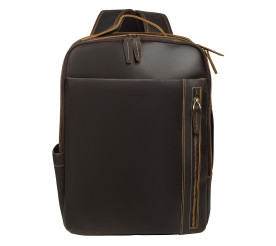 Кожаный рюкзак Buffalo Bags коричневый M2333C