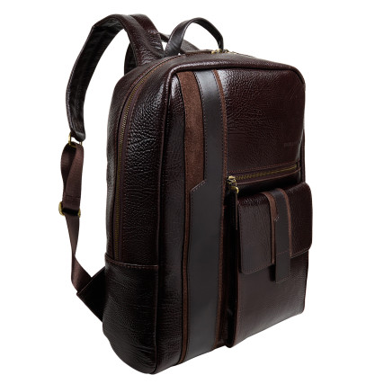 Кожаный рюкзак Tony Bellucci коричневый 5190-886 – Фото 2