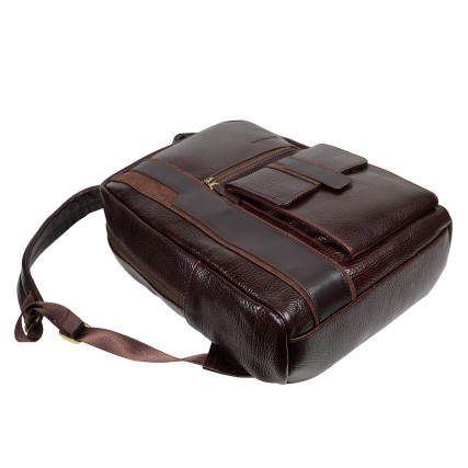 Кожаный рюкзак Tony Bellucci коричневый 5190-886 – Фото 5