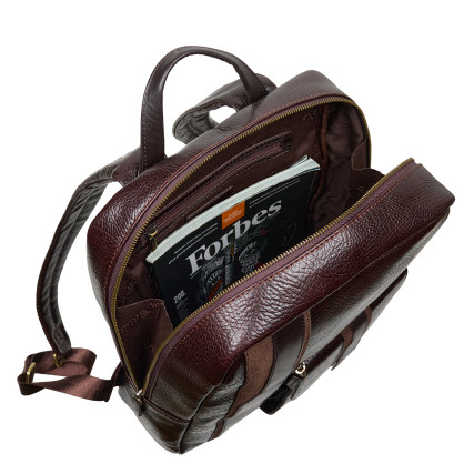 Кожаный рюкзак Tony Bellucci коричневый 5190-886 – Фото 7