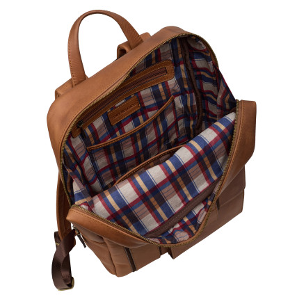 Кожаный рюкзак Tony Bellucci светло-коричневый 5190-07 – Фото 6