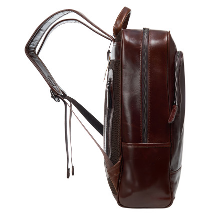 Мужской кожаный рюкзак Buffalo Bags коричневый M8110C – Фото 3