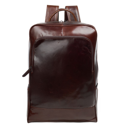 Мужской кожаный рюкзак Buffalo Bags коричневый M8110C – Фото 1