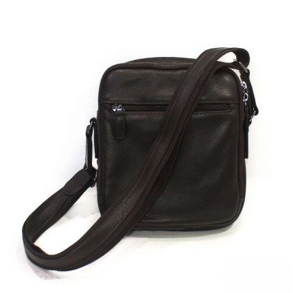 Кожаная мужская сумка через плечо Katana коричневая k89623-2 – Фото 2