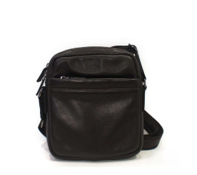 Кожаная мужская сумка через плечо Katana коричневая k89623-2