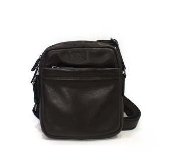 Кожаная мужская сумка через плечо Katana коричневая k89623-2