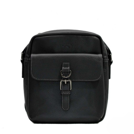 Кожаная сумка через плечо Katana черная k81631-1 – Фото 1