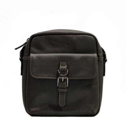 Кожаная сумка через плечо Katana коричневая k81631-2 – Фото 1