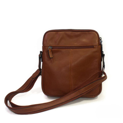 Кожаная сумка через плечо Katana светло-коричневая k89624-3 – Фото 2