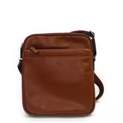 Кожаная сумка через плечо Katana светло-коричневая k89624-3 – Фото 1
