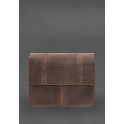 Кожаная сумка-портфель Classic коричневый BN-BAG-55-o – Фото 2