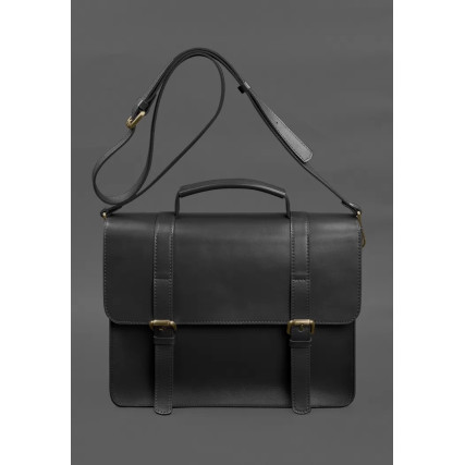 Кожаная сумка-портфель Porte черный BN-BAG-58-g – Фото 5