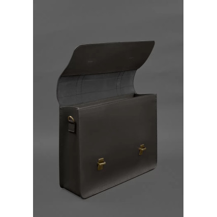 Кожаная сумка-портфель Porte шоколадный BN-BAG-58-choko – Фото 3