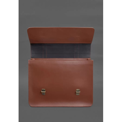 Кожаная сумка-портфель Porte светло-коричневый BN-BAG-58-k – Фото 2