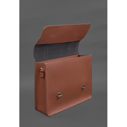 Кожаная сумка-портфель Porte светло-коричневый BN-BAG-58-k – Фото 3