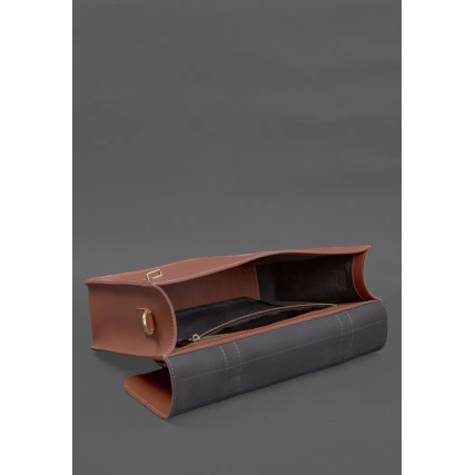 Кожаная сумка-портфель Porte светло-коричневый BN-BAG-58-k – Фото 4