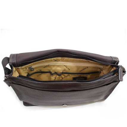 Кожаный мессенджер Katana коричневый k69305-2