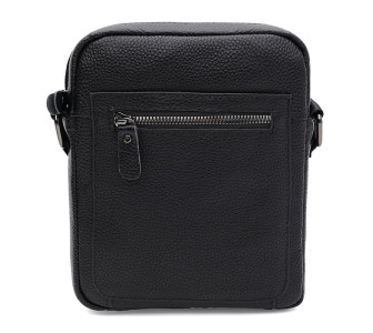 Мужская кожаная сумка Borsa Leather черная K19803-2bl-black Мужская кожаная сумка Borsa Leather черная K19803-2bl-black