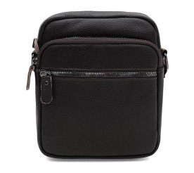 Мужская кожаная сумка Borsa Leather коричневая K19803-1br-brown