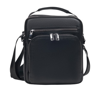 Мужская кожаная сумка Buffalo Bags черная M2451A Мужская кожаная сумка Buffalo Bags черная M2451A