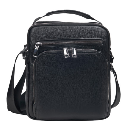 Мужская кожаная сумка Buffalo Bags черная M2451A – Фото 1