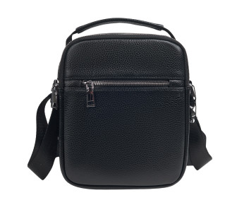 Мужская кожаная сумка Buffalo Bags черная M2458A Мужская кожаная сумка Buffalo Bags черная M2458A