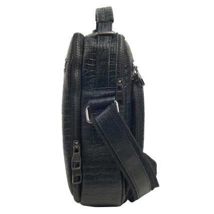 Мужская кожаная сумка Buffalo Bags черная M6014Acroco – Фото 4
