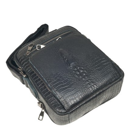Мужская кожаная сумка Buffalo Bags черная M6014Acroco – Фото 5