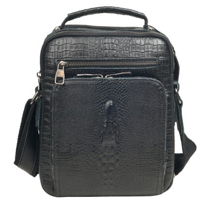 Мужская кожаная сумка Buffalo Bags черная M6014Acroco – Фото 1