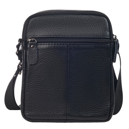 Мужская кожаная сумка Buffalo Bags черная M6190A – Фото 3