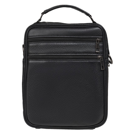 Мужская кожаная сумка Buffalo Bags черная M6246A – Фото 4