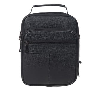 Мужская кожаная сумка Buffalo Bags черная M6295A