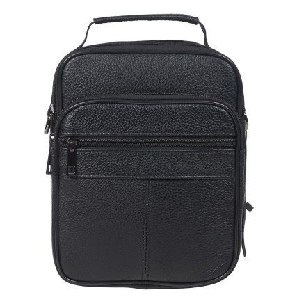 Мужская кожаная сумка Buffalo Bags черная M6295A – Фото 1