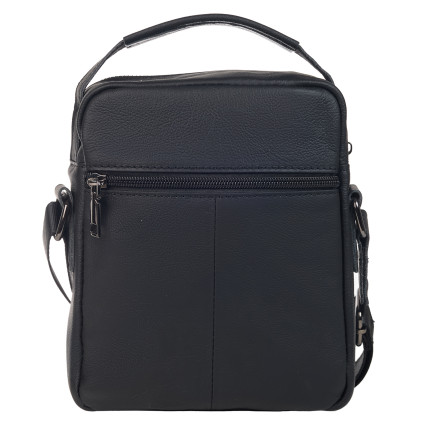 Мужская кожаная сумка Buffalo Bags черная M7512A-1 – Фото 3
