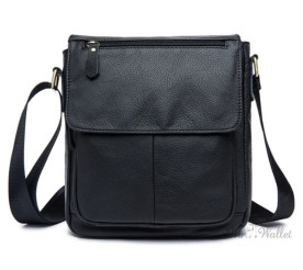 Мужская кожаная сумка Buffalo Bags черная M819A