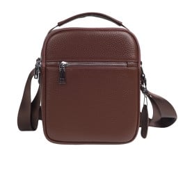 Мужская кожаная сумка Buffalo Bags коричневая M2458C