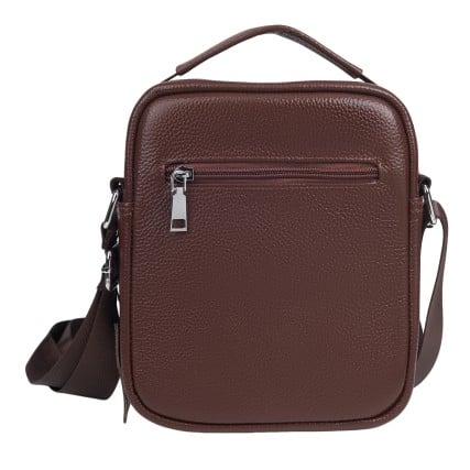 Мужская кожаная сумка Buffalo Bags коричневая M2458C – Фото 4