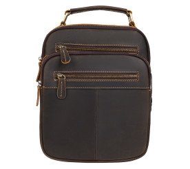 Мужская кожаная сумка Buffalo Bags коричневая M6230C