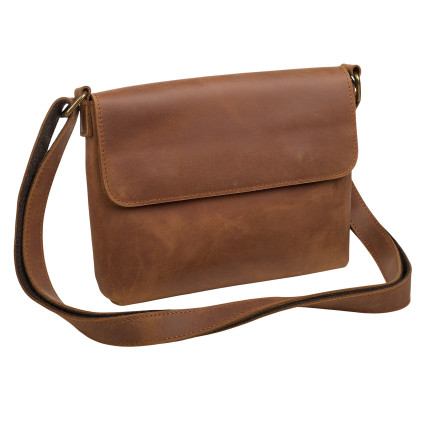 Мужская кожаная сумка Buffalo Bags коричневая M6274-1C – Фото 2