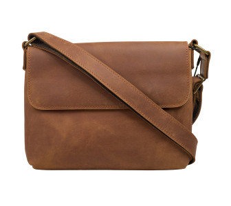 Мужская кожаная сумка Buffalo Bags коричневая M6274-1C