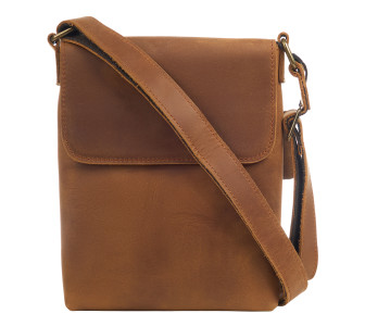 Мужская кожаная сумка Buffalo Bags коричневая M6274R