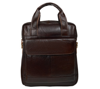 Мужская кожаная сумка Buffalo Bags коричневая M8579C