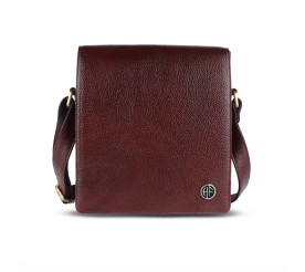 Мужская кожаная сумка Hammonds Flycatcher коричневая SB1159 BRN