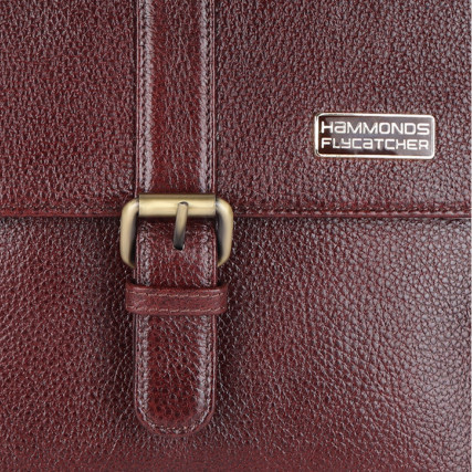 Мужская кожаная сумка Hammonds Flycatcher коричневая SB1164BRN – Фото 6