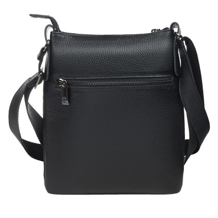 Мужская кожаная сумка Karya черная 0594-45 – Фото 3