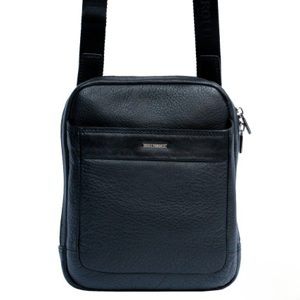 Мужская кожаная сумка TONY PEROTTI черная Newcontatto 9984 nero Мужская кожаная сумка TONY PEROTTI черная Newcontatto 9984 nero