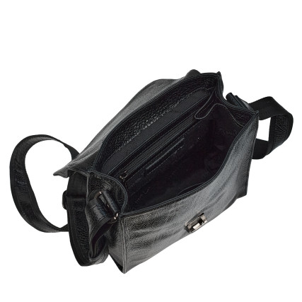 Мужская кожаная сумка Tony Bellucci черная 5080-893 – Фото 6